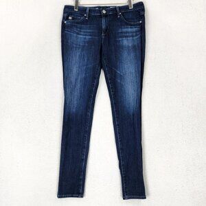 AG Adriano Goldschmied Jeans Womens 28R Blue Legging Ankle Skinny Contour 360